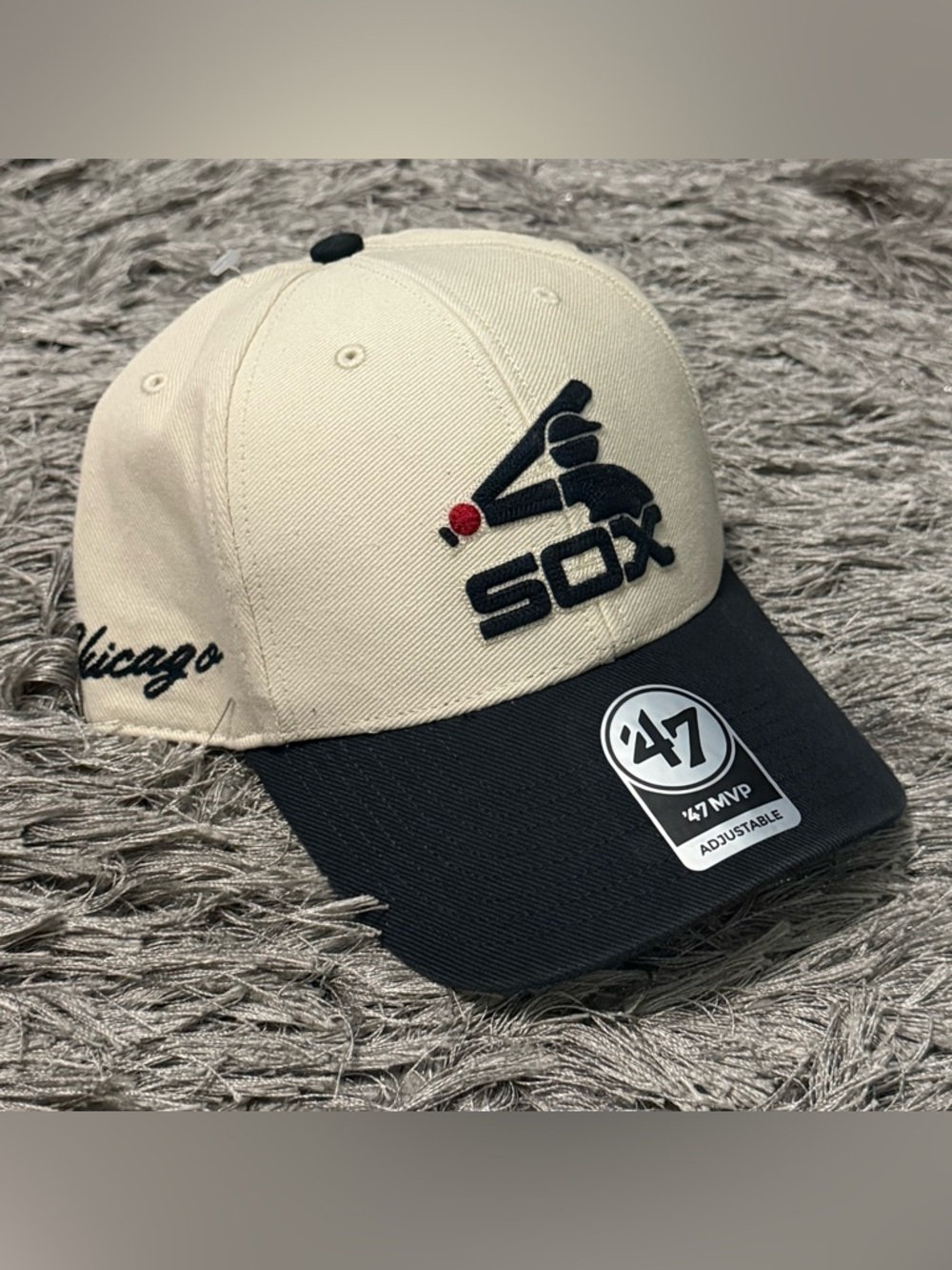 '47 Brand Chicago White Sox Cooperstown Collection MVP Adjustable SnapBack Hat